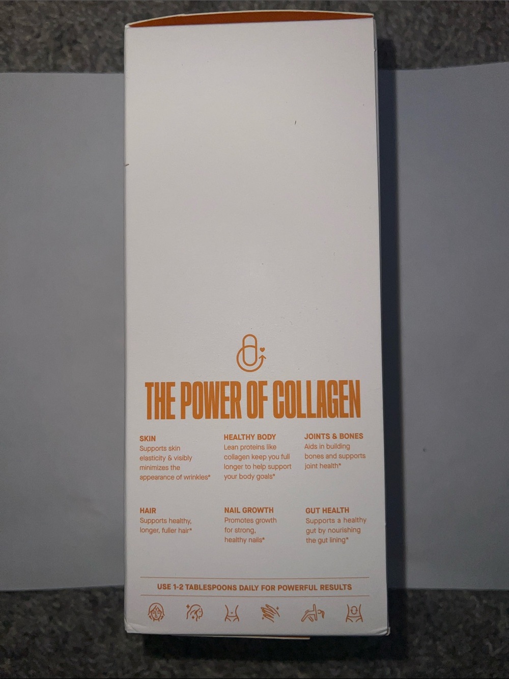 Spoiled The Power of Collagen Supplement - Orange & White